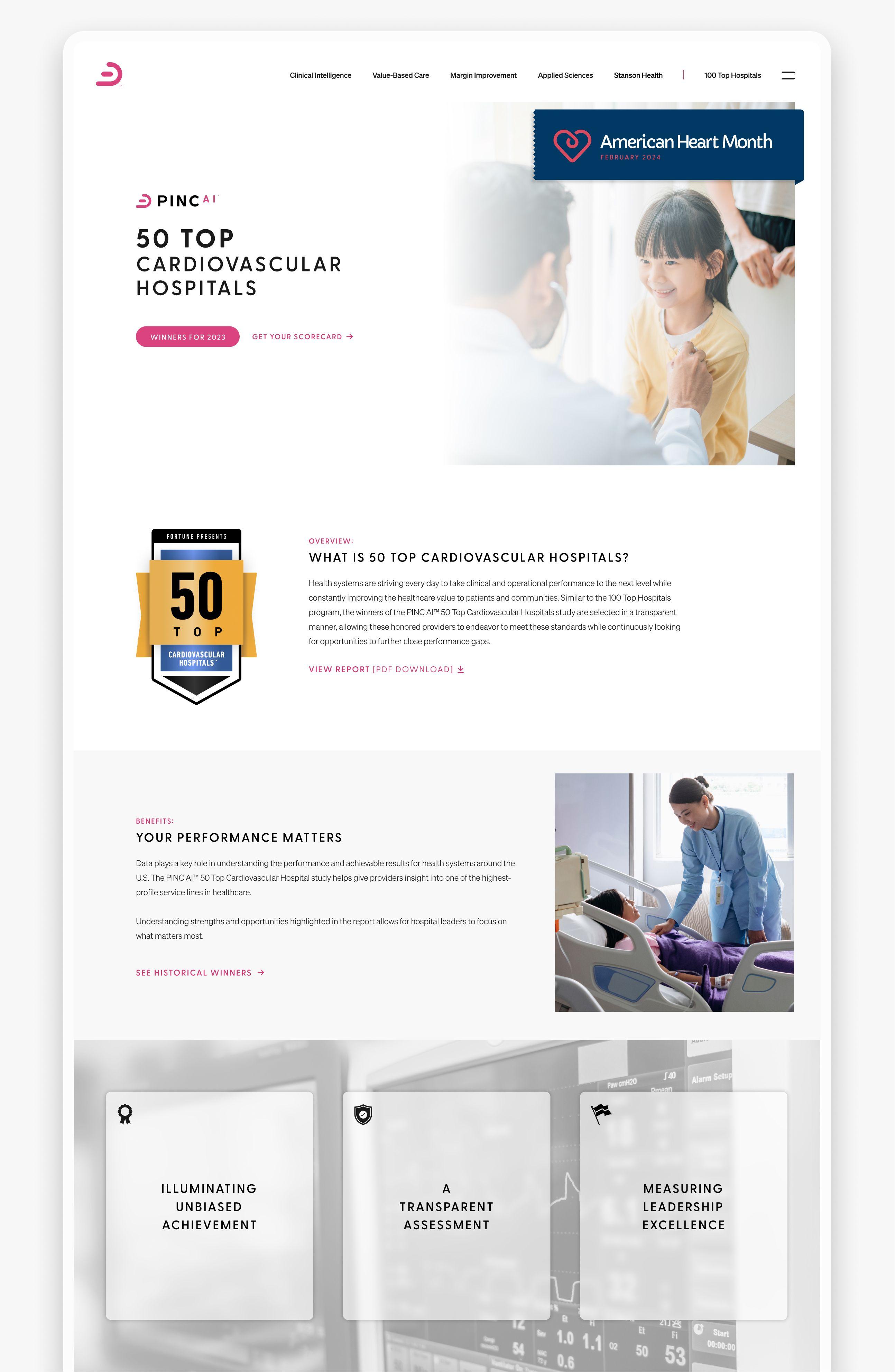 50 Top Hospitals Page