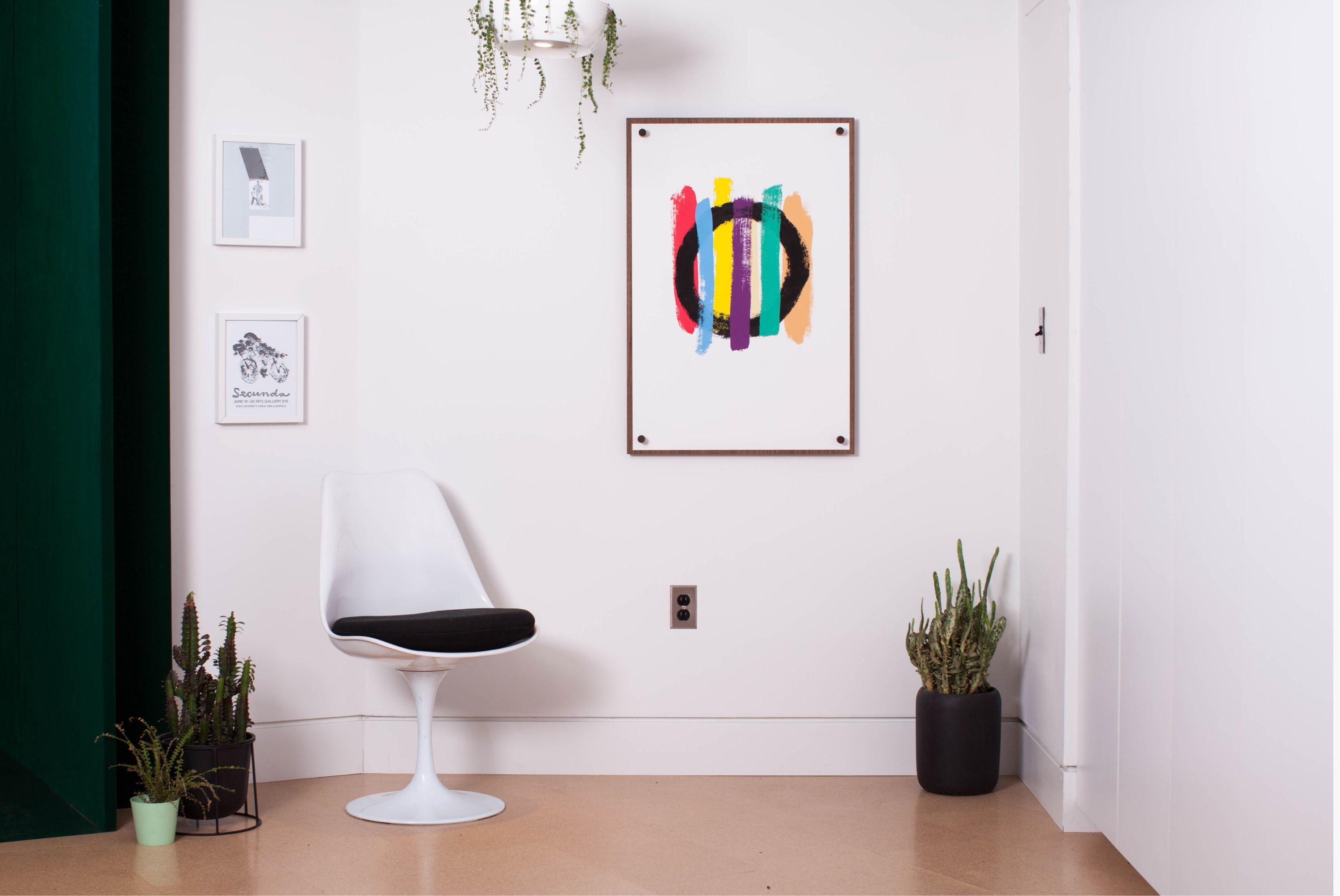 Revolver Print on wall