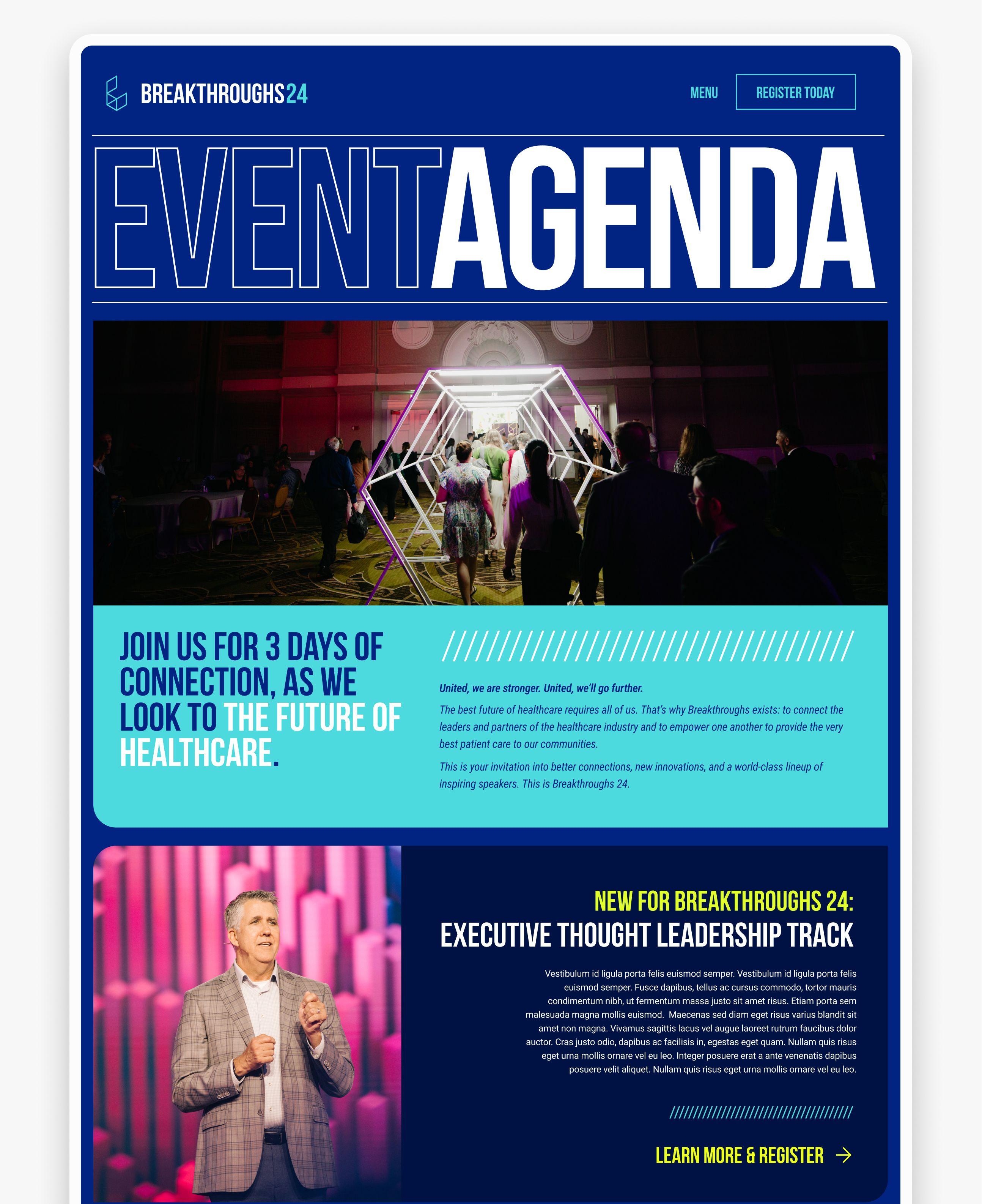 Breakthroughs 24 Website Event Agenda