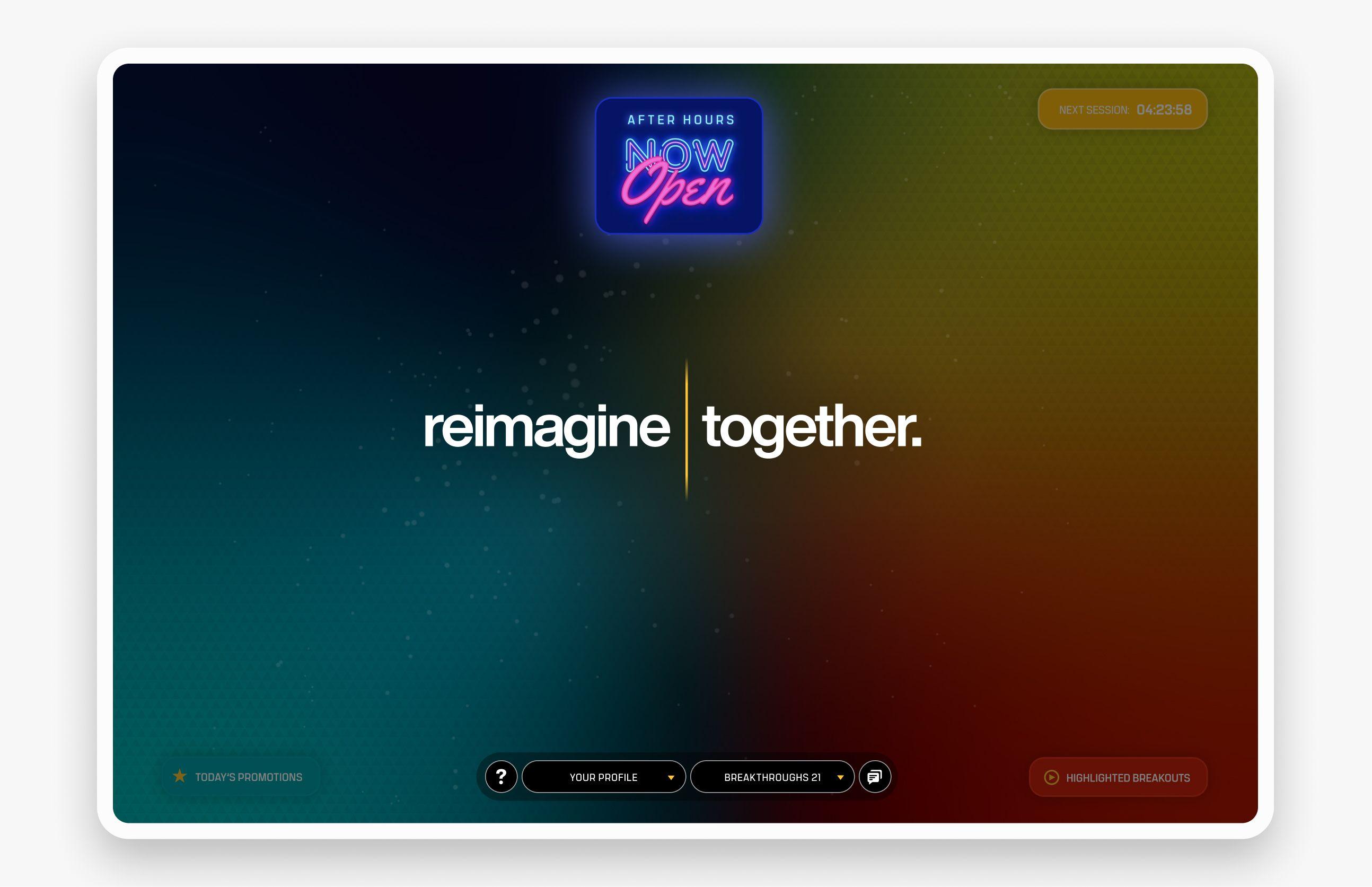 Breakthroughs 21 Online Experience - after hours